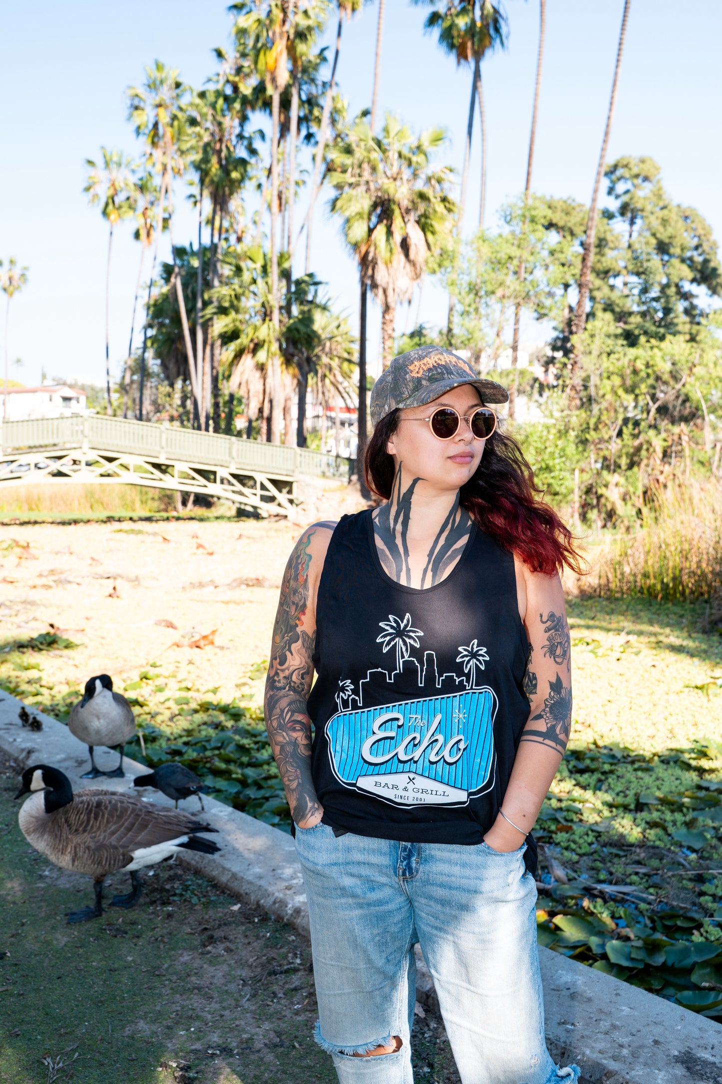 Black Echo Bar & Grill Tank Top